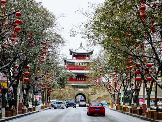 鼓楼雪景