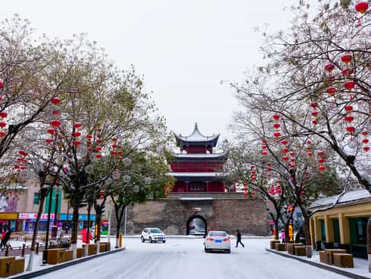 鼓楼雪景