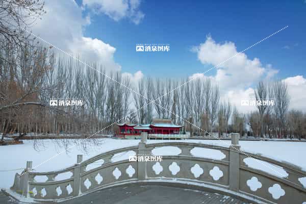 雪后公园