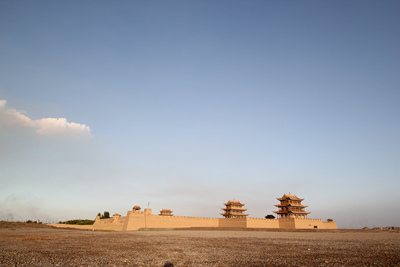 嘉峪关关城外景原貌