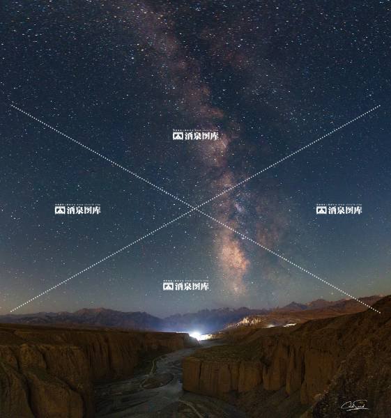 洪水河银河星空