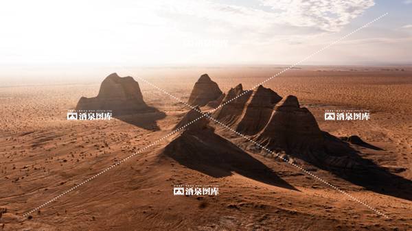 金塔火星山航拍