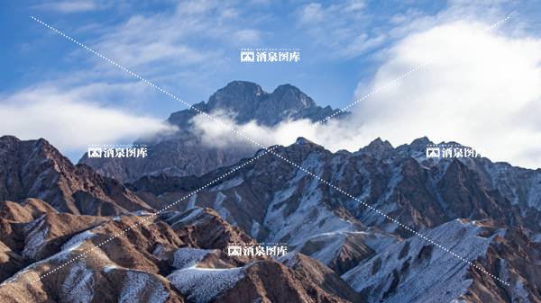 肃北鱼儿红雪景