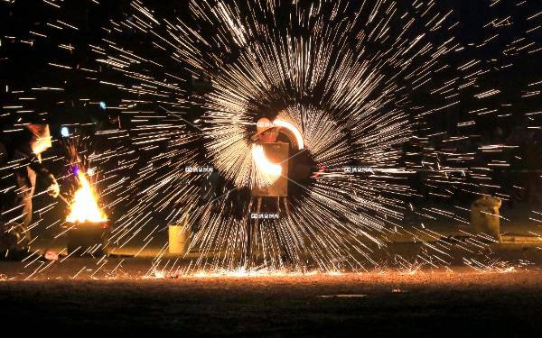 肃州区非遗打火花