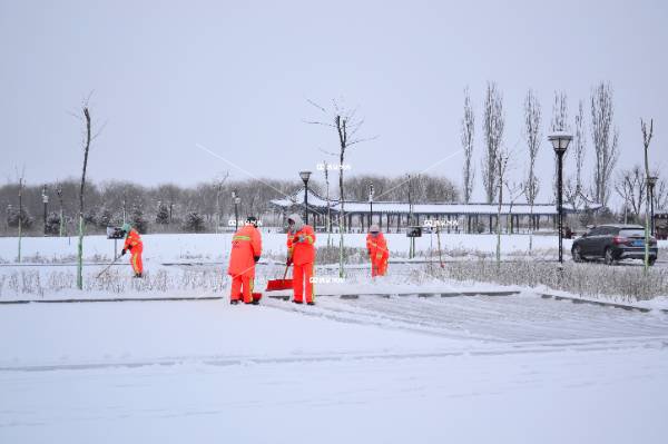 风雪中的守护者